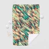 Simulation von Felsen oder Stalagmiten in grün bis Golfhandtuch (Insitu)