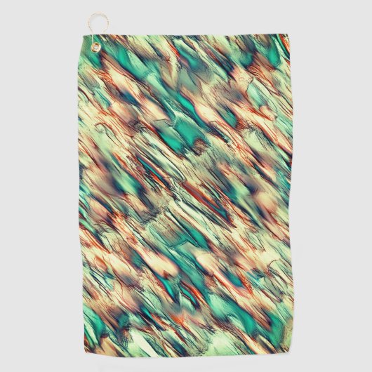 Simulation von Felsen oder Stalagmiten in grün bis Golfhandtuch (Vorderseite)