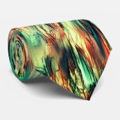 Simulation von Felsen oder Stalagmiten in grün bis Krawatte (Gerollt)