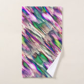 Simulation von Gestein oder Stalagmite mit blinken Badhandtuch Set (Handtuch)