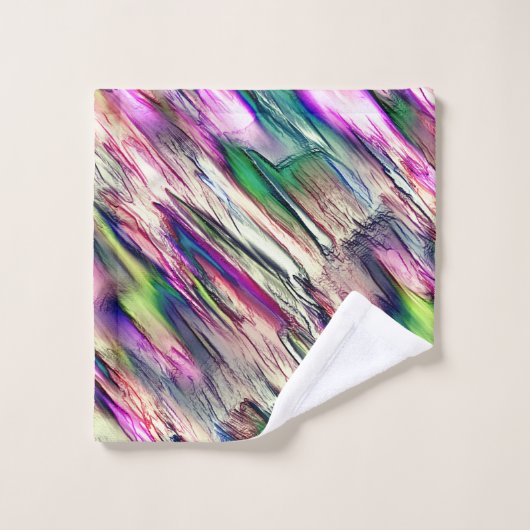 Simulation von Gestein oder Stalagmite mit blinken Badhandtuch Set (Waschlappen)