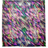 Simulation von Gestein oder Stalagmite mit blinken Duschvorhang (Vorderseite)