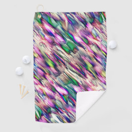 Simulation von Gestein oder Stalagmite mit blinken Golfhandtuch