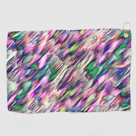 Simulation von Gestein oder Stalagmite mit blinken Golfhandtuch (Horizontal)