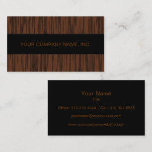 Simulator Walnut Visitenkarte