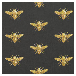 simulierte Bienen aus Glitzer Stoff