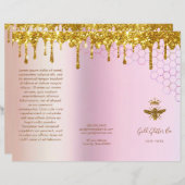 Simulierte Broschüre der Goldmedaille-Glitzer-Köni (Vorne/Hinten)