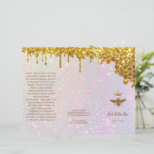 simulierte Broschüre für Glitzer-Königin (Stehend Vorderseite)