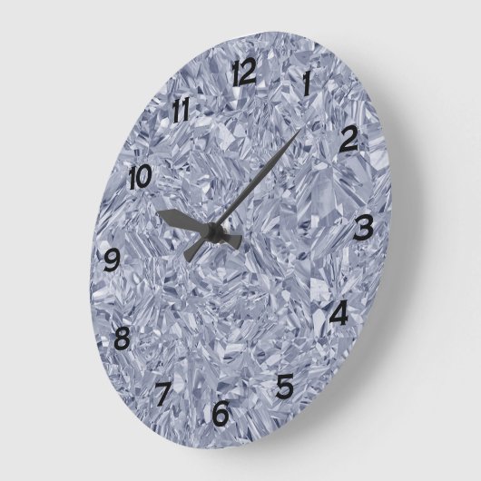 Simulierte Diamantgemische Große Wanduhr (Winkel)