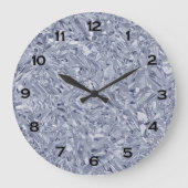 Simulierte Diamantgemische Große Wanduhr (Vorderseite)