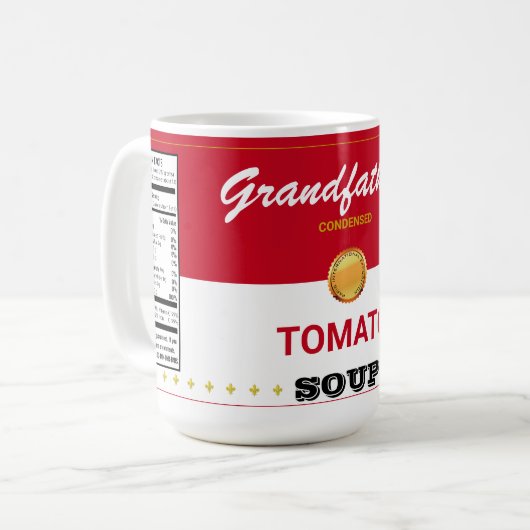 Simulierte Dose von Soup Funny Kaffeetasse (Vorderseite Links)