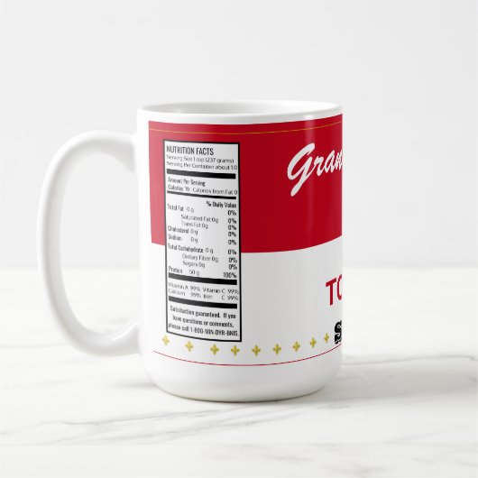 Simulierte Dose von Soup Funny Kaffeetasse (Links)