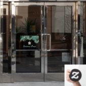 simulierte Fensterverkleidung der Meeresschildkröt Fensteraufkleber (Büro Tür)