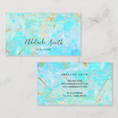 simulierte Folienvenen opal stone Visitenkarte (Vorne/Hinten)