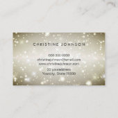 simulierte Glitzer-Biene Visitenkarte (Rückseite)