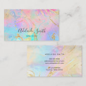 simulierte Glitzer Details IMITATE Iriabenz Visitenkarte (Vorne/Hinten)