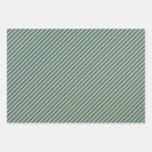 Simulierte Gold metalische Typografie Weihnachten Geschenkpapier Set (Vorderseite 3)