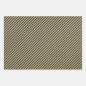 Simulierte Gold metalische Typografie Weihnachten Geschenkpapier Set (Vorderseite 3)