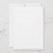 Simulierte Hand-Torn-Save the Date-Vorlage Save The Date (Vorderseite)