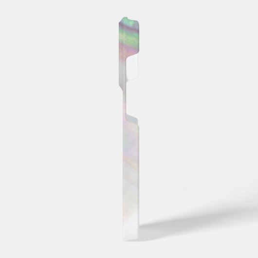 simulierte irisierende Muschel iPhone Hülle (Linke Seite)