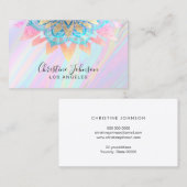 simulierte Lotus-Dekoration Visitenkarte (Vorne/Hinten)