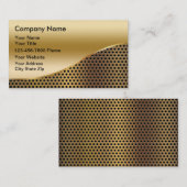 Simulierte MetallVisitenkarten Visitenkarte (Vorne/Hinten)