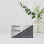 Simulierte MetallVisitenkarten Visitenkarte (Stehend Vorderseite)