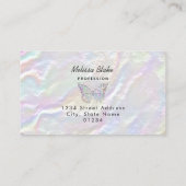 simulierte Pastellperlecent-Design-Visitenkarte Visitenkarte (Rückseite)