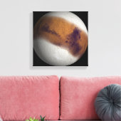 Simulierte Sicht auf die Mars Leinwanddruck (Insitu (Wohnzimmer))