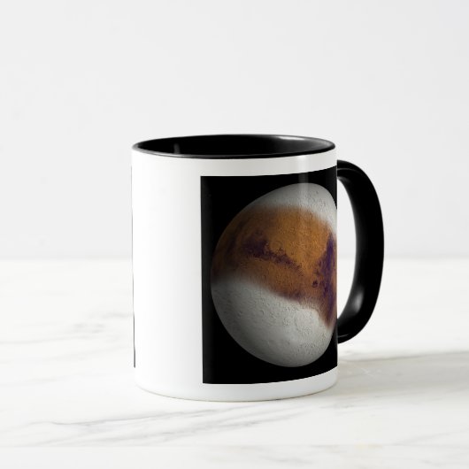 Simulierte Sicht auf die Mars Tasse (VorderseiteRechts)