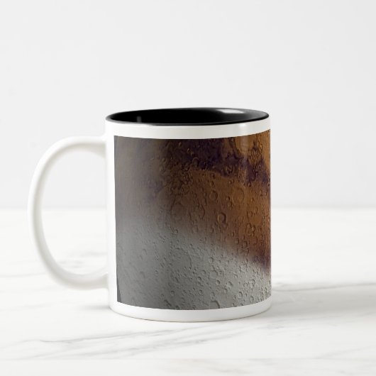 Simulierte Sicht auf die Mars Zweifarbige Tasse (Links)