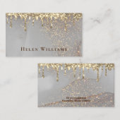 simulierte Visitenkarte für Funkeln (Vorne/Hinten)