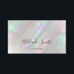 simulierte Visitenkarte für irisierende Muschel<br><div class="desc">Beachten Sie bitte,  dass der holografische Effekt nicht real ist,  sondern nur simuliert</div>