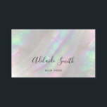 simulierte Visitenkarte für irisierende Muschel<br><div class="desc">Beachten Sie bitte,  dass der holografische Effekt nicht real ist,  sondern nur simuliert</div>