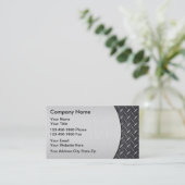 Simulierte Visitenkarten für Metall Visitenkarte (Stehend Vorderseite)