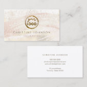 simulierter Facharzt für Hautpflege Visitenkarte (Vorne/Hinten)