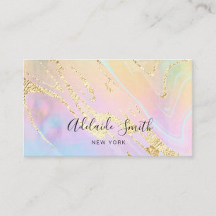 simulierter Glitzer auf den holografischen Effekt  Visitenkarte