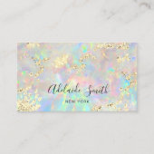 simulierter Glitzer auf der neuen Opal-Visitenkart Visitenkarte (Vorderseite)