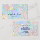 simulierter Glitzer auf Imitaten Visitenkarte (Vorne/Hinten)