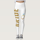 Simulierter Glitzer BRIDE-Leggings mit Ring Leggings (Vorderseite)