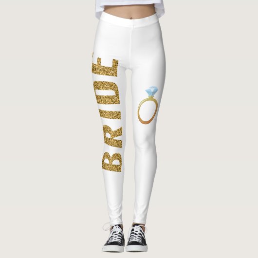 Simulierter Glitzer BRIDE-Leggings mit Ring Leggings (Vorderseite)