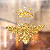 simulierter Glitzer Queen Bee Fensteraufkleber (Blatt 2)