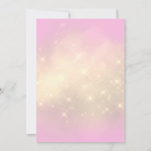 simulierter Glitzer Schmetterling Dankeschön Karte (Rückseite)