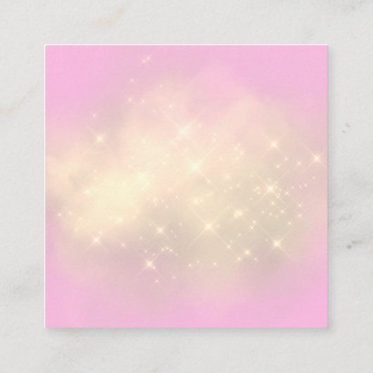 simulierter Glitzer Schmetterling vielen Dank Begleitkarte (Rückseite)