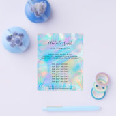 simulierter holografischer irisierender Hintergrun Flyer (Einzeln)