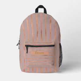 Simuliertes Gold Bedruckter Rucksack