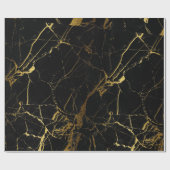 simuliertes goldfarbenes Glitzer-Umhüllungspapier Geschenkpapier (Flach)