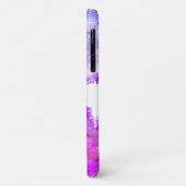 Simuliertes MarmorGranit Lila Blue Case-Mate iPhone Hülle (Hinten/Links)