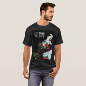 SIMULIFE, bei dem Bytes zur Simulation zusammenkom T-Shirt (Vorne ganz)