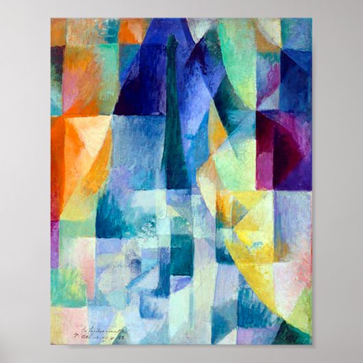 Simultane Fenster von Robert Delaunay Poster (Vorne)